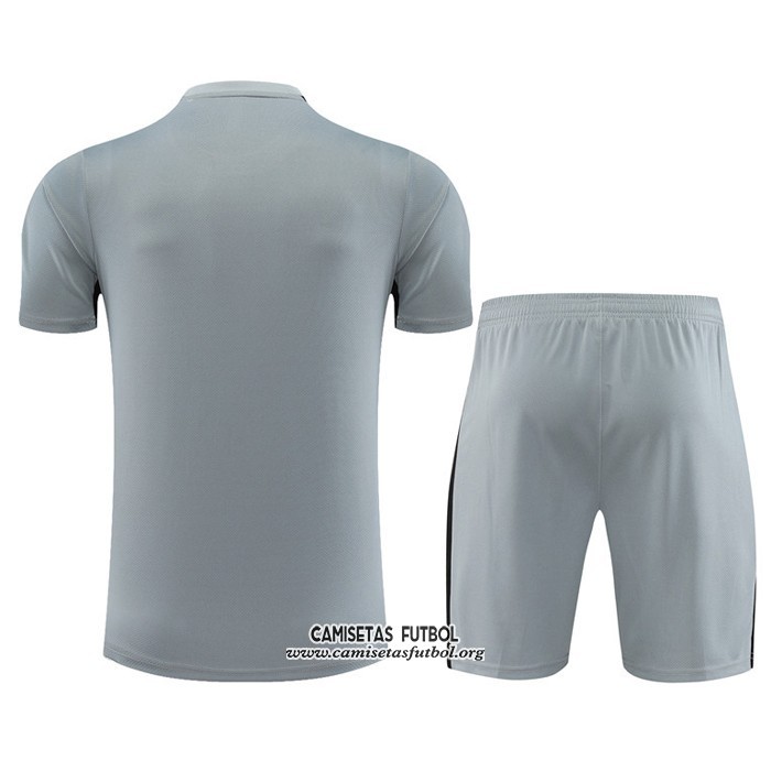 Chandal del Paris Saint-Germain Jordan Manga Corta 2023/2024 Gris - Pantalon Corto